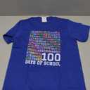 100 Days Of School Shirt Kids Toddler Boys Girls Happy 100Th Day Of School Printed Short Sleeve T-Shirt S
