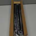 CorkLatta Black Shower Curtain Rod 31 to 80 Inch,1 Inch Diameter Adjustable Spring Tension Stainless Steel Telescoping Rod,Easy Install,No Rust