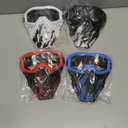 POKONBOY 4 Pack Tactical Mask for Kids, Safety Goggles Compatible with Nerf Rival, Apollo, Zeus, Khaos, Atlas, & Artemis Blasters Age 8+ Years Old