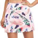 Fulbelle Tennis Skirts for Women with Pockets High Waisted Athletic Golf Skorts Skirts (L)