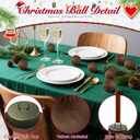 15 Pcs Velvet Christmas Balls, 3.15" Large Velvet Christmas Ornaments Balls, Plastic Shatterproof Flocked Ornaments for Xmas Tree Holiday Party Decorations (B - Brown)