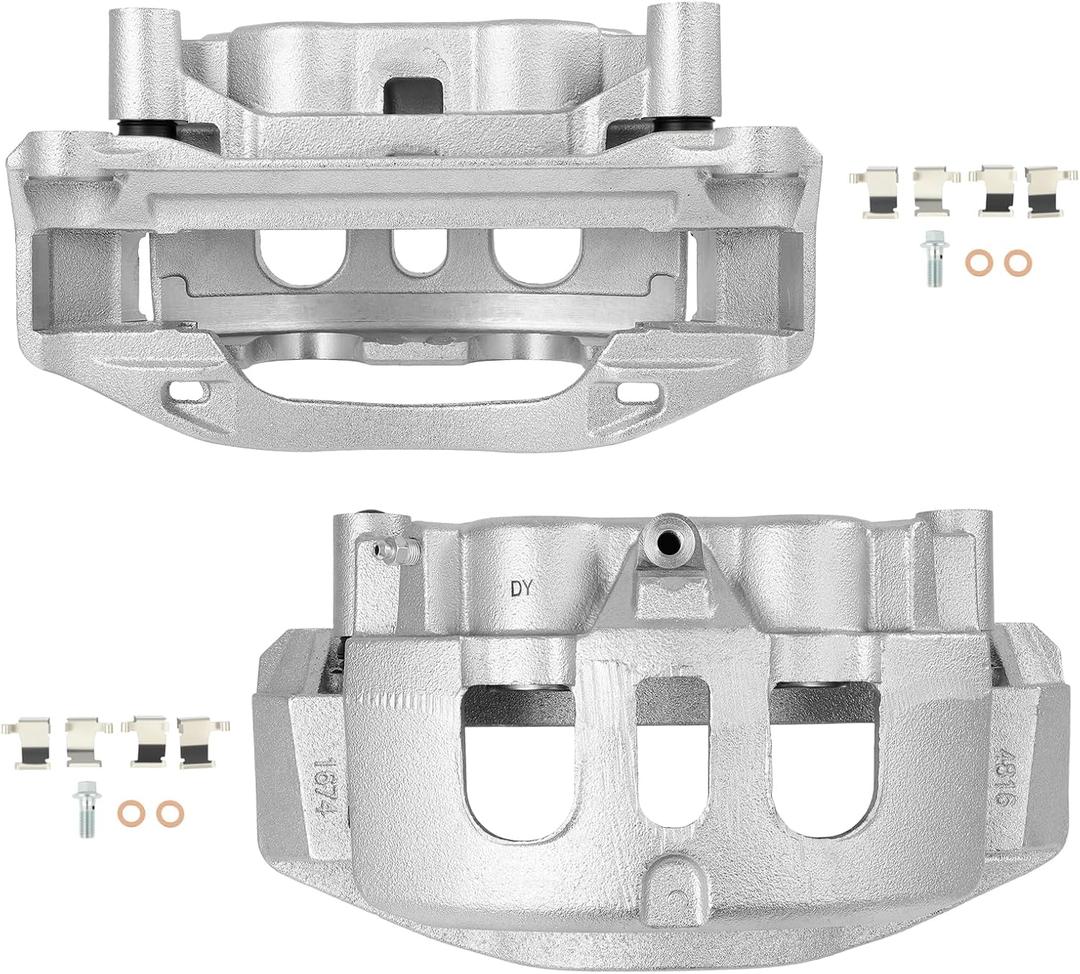 SCITOO Rear Left & Right Disc Brake Calipers With Bracket 18B5307 18B5306 | Fit For Chevrolet,For GMC Models - For Sierra 2500 HD 2011-2019,For Sierra 3500 HD 2011-2019,For Silverado 2500 HD 2011-2019