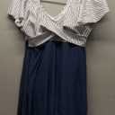 Blooming Jelly Women's Plus Size Bathing Suit One Piece Swim Dress Tummy Control Swimsuits Ruffle V Neck Swimwear (Large)