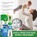 Nail Biting Treatment for Kids, 2-in-1 Nail Biting Prevention for Kids & Adults, Discourage Biting and Thumb Sucking Habit Day and Night Support, 0.34 Fl Oz (Pack of 1)