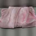 Love's cabin Full Size Satin Sheet Sets - 4 Piece Pink Silky Sheet Set Full with Deep Pocket, Luxury Silk Feel Bed Sheets Full Bedding Set (1 Flat Sheet,1 Fitted Sheet,2 Pillow Cases)