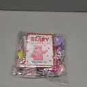 Valentines Day Gifts for Kids Classroom Bear Squishes, School Party Favors Exchange with Cards 24 PCS (Red)