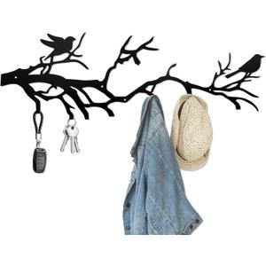Tree Branch Wall Decor, Wall Mounted Coat Rack - an Artistic Blend of Function and Design27.5 x 9.5",7 Hooks.
