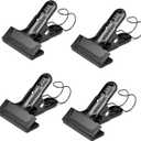 Backdrop Spring Clamps With Hook- 4 Pack of 4" Heavy Duty Clips for Photography Background Stands, Woodworking & Home Improvement Projects