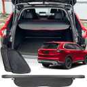 Cargo Cover for Honda CRV 2023-2025 2026 Accessories (Leather), for 2023-2026 Honda CRV Accessories(Include Hybrid) Retractable Trunk Cover Shield Shade Privacy Screen Anti-Theft for CR-V