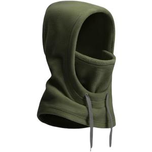 Balaclava Hood Ski Mask for Men Women Winter Scarf Face Masks Neck Head Cover Windproof Fleece Warmer Cold Weather Hat (Army Green)