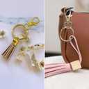 60PCS Keychain Making Supplies, Lobster Claw Clasp with Key Rings, Keychain Making kit Including 30PCS Keychain Clip Hooks and 30PCS Key Chain Rings for Crafts