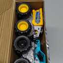 Team Power Monster Trucks Toys for Boys and Girls, 4-Wheel Drive Friction Powered 6-Pack Push and Go Toy Cars with Giant Wheels, 360 Crazy Stunts, Age 3, 4-7 and Above (6 Pack)