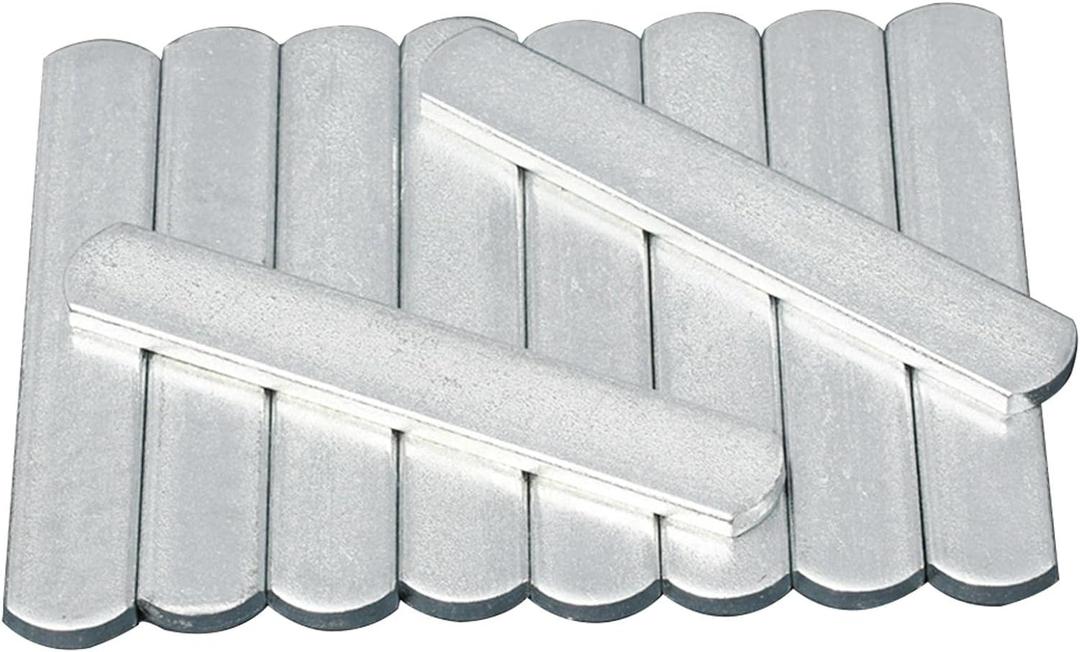 Weighted Vest Steel Plates, Adjustable Rustproof Strength Training Weight Long Steel Plate w/Round Head for Loading Leg Guards Weighted Vest, for Men Women Fitness Exercise (8pcs)