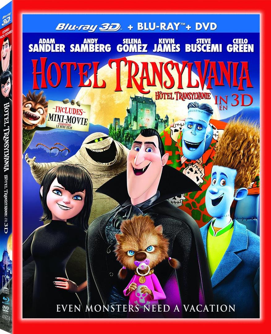 Hotel Transylvania (Blu-ray 3D + Blu-ray + DVD)
