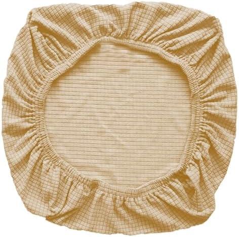 Sunnyway Stretchable Office Chair Cover Computer Chair Slipcover for Desk Chairs Seat Spandex Chair Seat Cover Machine Washable (Beige)