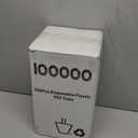 I00000 200 Pack Gold Plastic Cups, 9 Oz Elegant Clear Plastic Cups Gold Rimmed Disposable Wine Glasses Fancy Disposable Party Cup Wedding Cup Drinking Tumblers Cocktail Glasses Perfect for Party