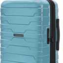 BAGSMART Carry On Luggage 22x14x9 Airline Approved with Spinner Wheels,Lightweight 20 Inch Luggage with TSA Lock,Expandable Hard Shell Carry On Suitcases for Men Women,Teal Blue