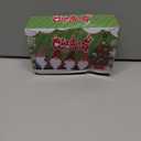 Christmas Gnome Ornaments, 4 Pack Christmas Tree Decorations Handmade Swedish Santa Gnomes Ornaments Lights Scandinavian Plush Elf Table Home Decor, Christmas Tree Hanging Decoration