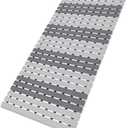 MBOSS Shower Mat Non Slip Bathtub Mats for Bathroom Shower Floor Mat Bath Mats for Shower Tub Anti Slip Shower Mat with Drain Hole and Large Suction Cups (Dark Gray Light Gray, 37.5 X 15.7 Inch)