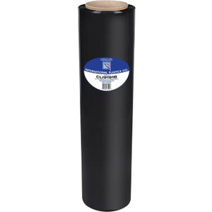 International Plastics Co. 18" Black 70 Gauge Plastic Stretch Film/Wrap 1500ft 500% Stretch Clear Cling Durable Adhering Packing Moving Packaging Heavy Duty Shrink Film