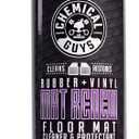 Chemical Guys Mat Renew Rubber and Vinyl Car Floor Mat Cleaner & Protectant - Cleans & Restores Rubber Liners, Running Boards, Safe for Cars, Trucks, SUVs, and More - 16 oz