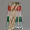TSMD Italy Stick Flag Italian Small Mini Hand Held Flags,5x8 Inch,12 Pack