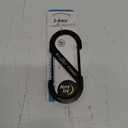 Nite Ize Size-5 S-Biner Dual Carabiner, Stainless-Steel, Black