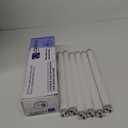 6 Pack T8F10W BL 10W Replacement Bulbs T8 10 Watts Fluorescent Tube for 20W Device 13 Inch 365-nm Black Light