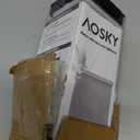AOSKY Cordless Blackout Roller Shades, 52" W x 72" H, White