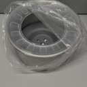 Heouvo 1 Gallon Large Dog Water Bowl No Spill,Anti Digging Lid & Rubber Bottom Spill Proof Dog Bowl, Anti Splash Mess Dripless Slow Drinking Stainless Steel Water for Sloppy Messy Drinkers Car (3.8L, Gray)