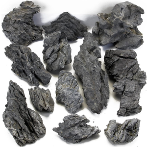 KINGRUI Natural Seiryu Rock Stone 11lb Dragon Stone for Aquarium Landscaping Models Fish Tank Decoration Reptile and Amphibian enclosures 36inch