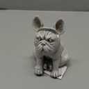 Top Brass Cute French Bulldog Eyeglass Holder  Whimsical Reading Glasses Stand  Funny Desk Nightstand Rack Display Organizer  Frenchie Puppy Dog Pet Decor