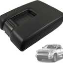 Center Console Armrest Lid Fit for Toyota Tundra 2014-2021 Black