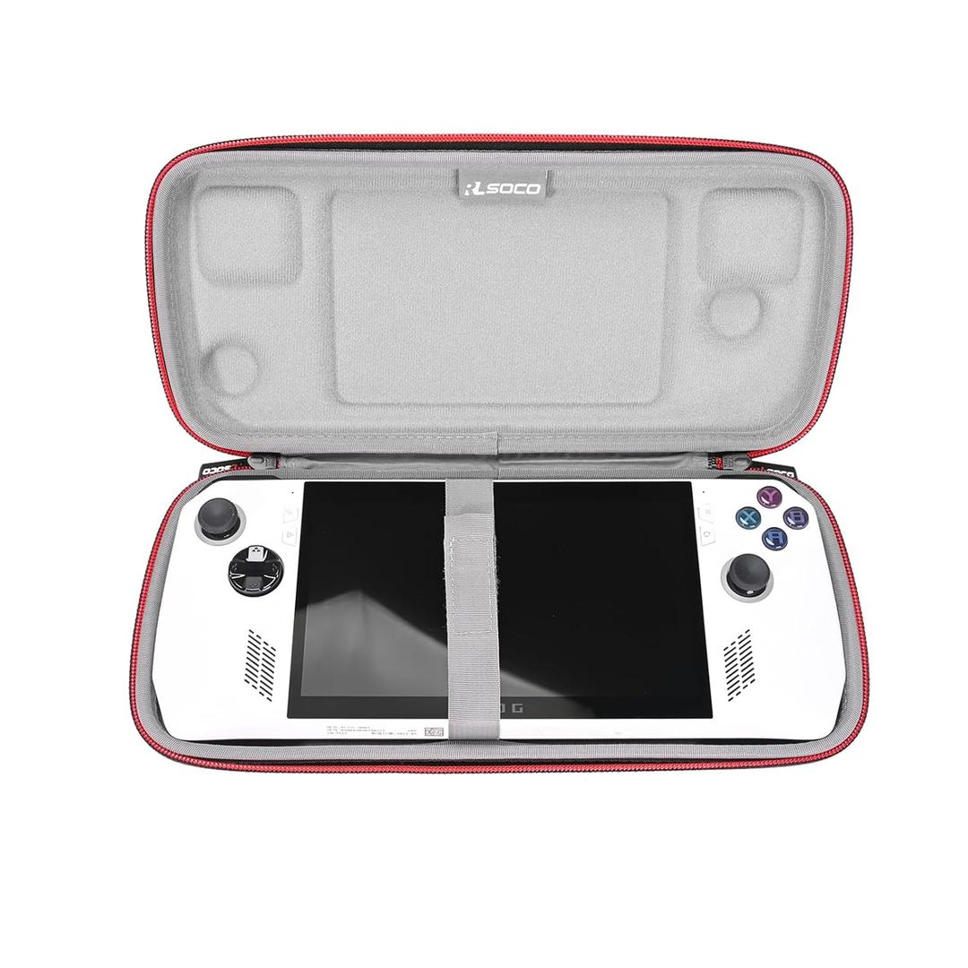 RLSOCO Case for ASUS ROG Ally 7" 120Hz FHD 1080p Gaming Handheld - Black | Compact Design with YKK Zipper & Scratch Protection (Case Only)