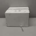 6-Light Chandelier Farmhouse Chandeliers for Dining Room Lighting Fixture, French Country White Chandelier Brown White Wood Chandeliers for Living Room Bedrooms Dining Room Foyer