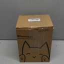 Dual Automatic Cat Feeder 2 Cats,6 Meals/Day,12 Portions/Meal,4.2L Dual Power Double Bowls Feeder,Dry Food Auto Pet Dispenser,10S Voice Record,Flexible Schedule Timer (Black,Stainless Dual Bowls)