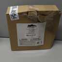 JOIEDOMI 9-inch Silver PVC Star Christmas Tree Topper, with 10 Warm White Light Glitter Swirl Battery Powered Indoor Decorations for Home Holiday Xmas Party