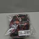 Tomolant Girls Clothes Skirt Set Fall Winter Long Sleeve Ruffle Top And Plaid Skirt Girls Clothing Set 2 Piece Outfit (7-8 Years, Black+Red)