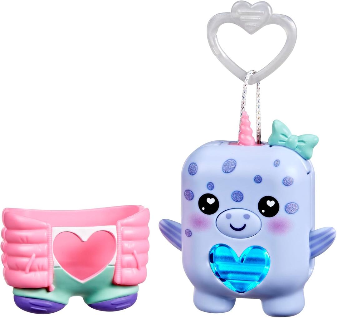 Nano-MALS Blubby The Narwhal, Electronic Pet Narwhal Toy, 70+ Responses, Interactive Fidget Toys for Girls & Boys Ages 5+