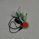 Honoson Mini Craft Iron, Small Portable Heat Press Heat Transfer Machine with Mesh Cloth Pressing Cloth Pad Silicone Pad, Charging Base Accessories for T Shirt Shoe DIY Bag(Green)