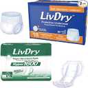 4 Packs of Adult diapers 16 Per Pack Large