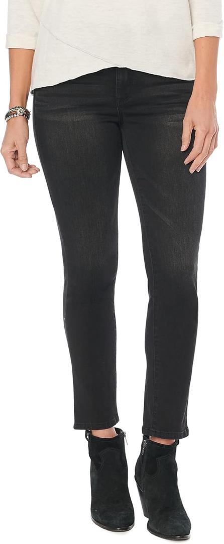 Democracy Women's Ab Solution Vintage Skinny (4, Black)