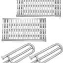 Ceramic Rod Radiant Tray for DCS BBQ Grills - 27DBQR, 36 & 48 Inch Grills - Stainless Steel Briquette Tray