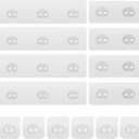 Lsnisni 14 Pack Shower Caddy Adhesive Replacement, Strong Adhesive Hooks, Waterproof Shower Adhesive Strips, No Drilling, for Bathroom Storage Shelves and Kitchen Racks