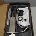 Bathroom Faucets Brushed Nickel Waterfall Bathroom Sink Faucet Modern Single Handle Bathroom Faucet for 1 or 3 Hole Mxier Tap Washbasin Faucet with Deck, Pop-up Drain and Supply Hoses