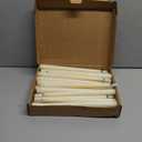 Reginary 36 Pieces Flameless Taper Candles Battery Operated Bulk 11" Plastic Lights LED Candlesticks Window Candles for Birthday Wedding Church Decor Party Supplies(Ivory)
