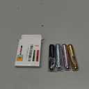 Yamadura Mini Refillable Perfume Portable Atomizer Bottle Refillable Perfume Spray, Refill Pump Case for Traveling and Outgoing (5ml, 4 Pack) 4 (Blue, Black, Gold, Pink)