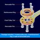 499977000 Crank Pulley Tool Kit Screw Wrench Holder Compatible with Subaru
