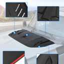 Hood Scoop for Ford bronco 2021-2025, Black Hood Trim Air Intake Protector Decorative Cover for Ford Bronco 2021-2025 2/4 Door Accessories (Not for Raptor/Bronco Sport Models)