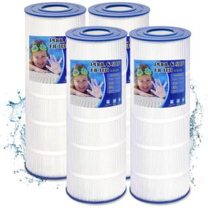BYTANA Swimming Pool Filters Cartridge Compatible with Hayward C1200, CX1200-RE, Sta-Rite PXC-125, Unicel C-8412, Filbur FC-1293, 120 Sq. Ft. L x OD: 23 5/16" x 8 15/16" (4 Pack)